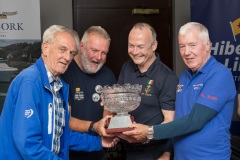 Team Winners  L to R    Ian Scandrett Commodore CSC Paul Roche Hibernian Line and Frank Caul ,Prince Of Tides