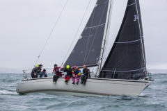 Big mac  1st to weather mark race 1  during rain cloud